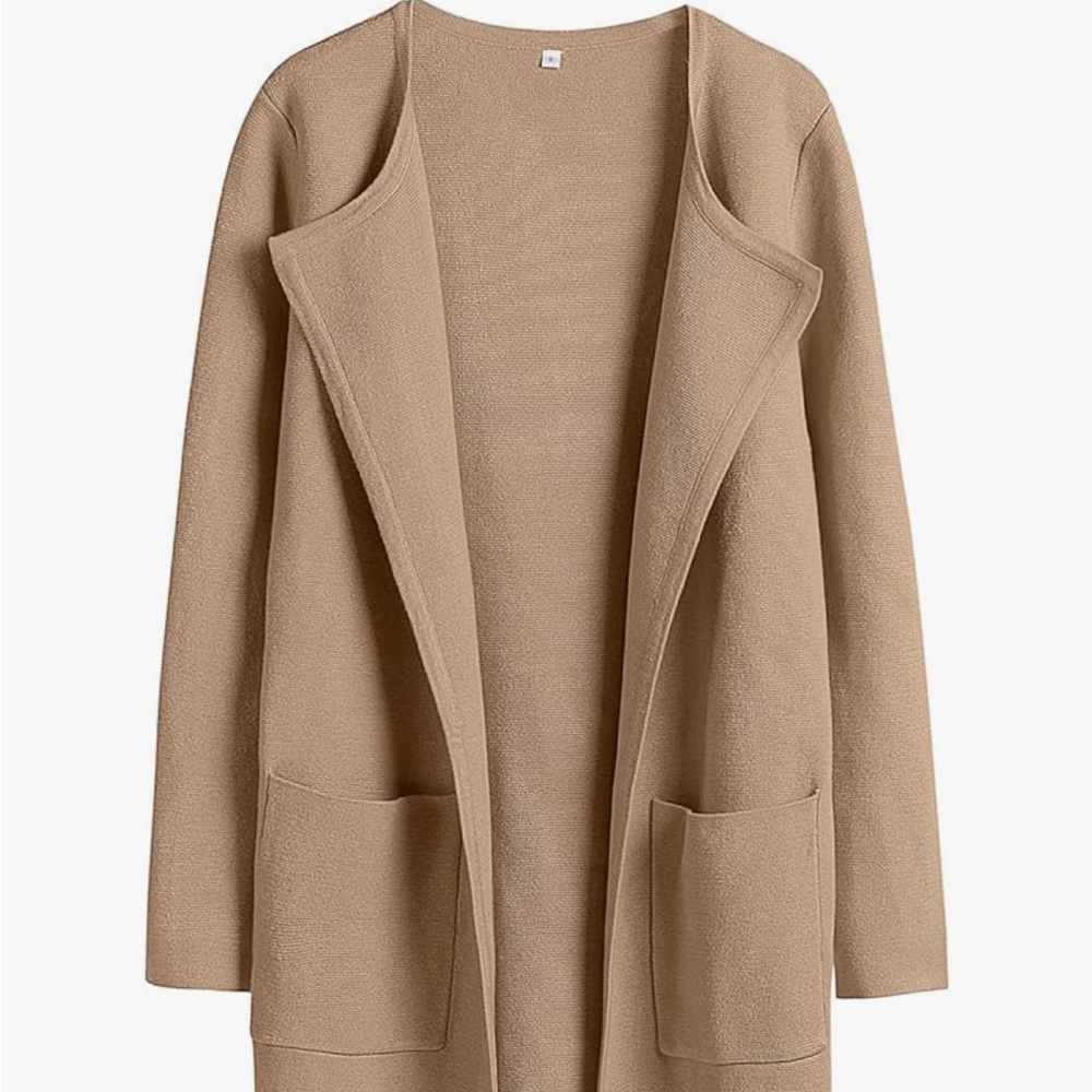 Women's Open Front Knit Lightweight Cardigan